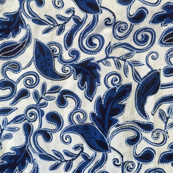 NWT Cleobella Paisley Pleated Sleeveless Square Neck Tia Ankle Dress Blue Large - Picture 6 of 9